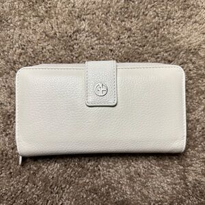 White Leather Wallet